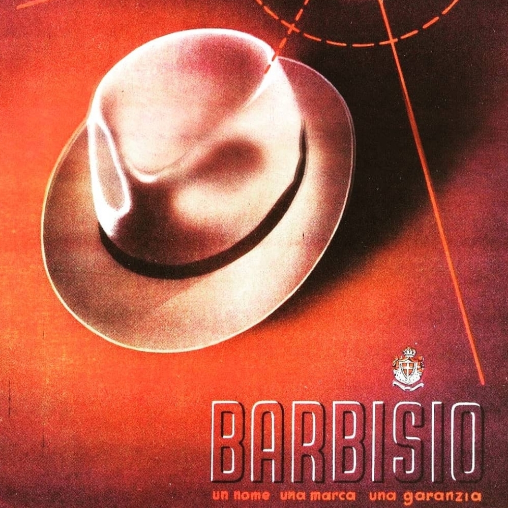 Barbisio Vintage Brown Fur Felt Fedora with Braid Trimmed Crown - Picture 10 of 13